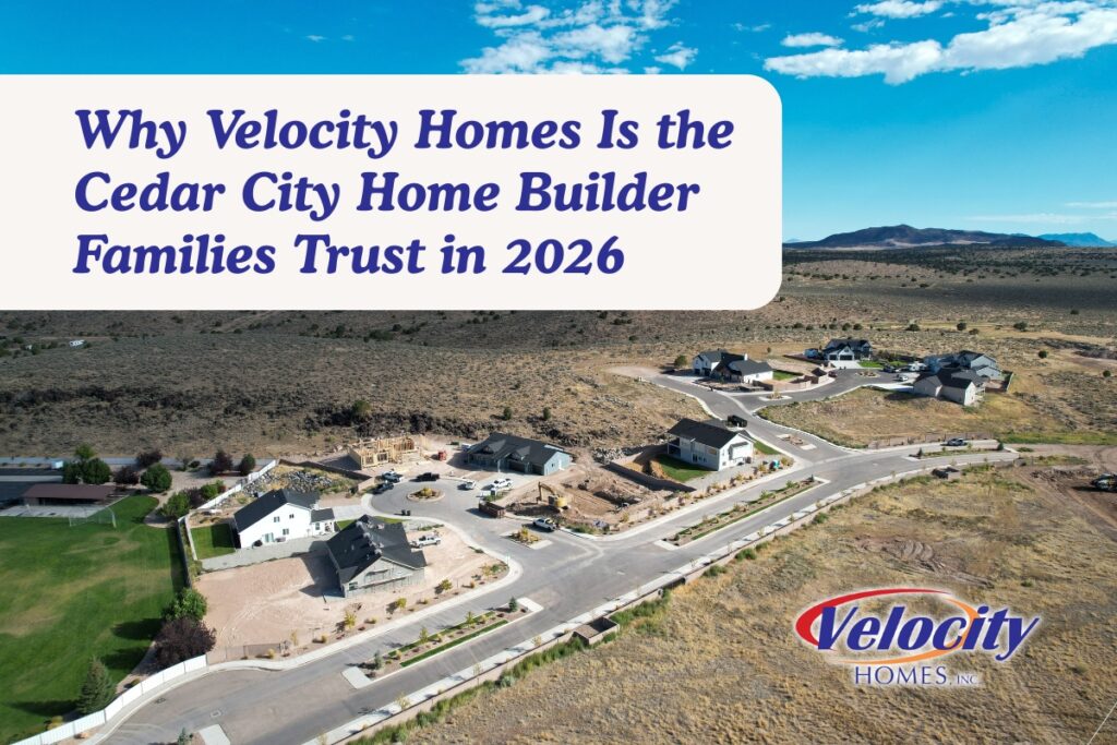 cedar city home builder velocity homes community