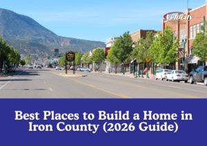 best places to build a home in Iron County with a Cedar City neighborhood view