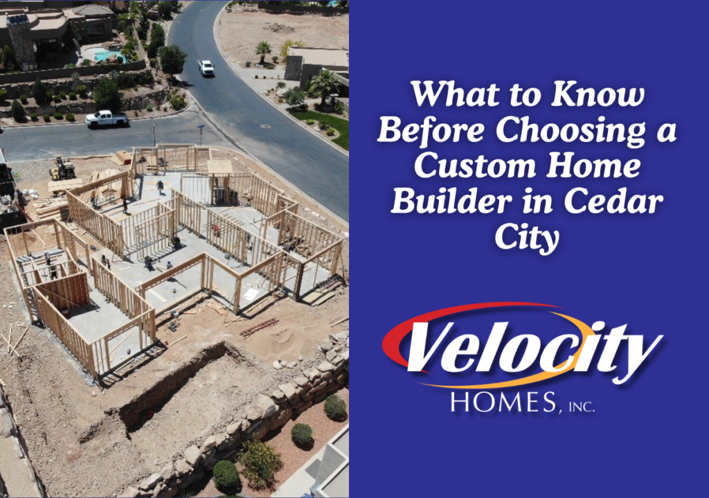 custom home builder Cedar City modern exterior