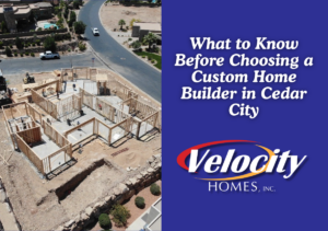 custom home builder Cedar City modern exterior