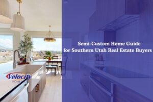 semi custom home exterior in Southern Utah